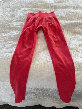NVGTN Red Fleece Leggings